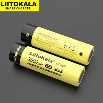 1-10PCS LiitoKala Lii-35S 18650 Batterie 3,7 V Li-Ion 3500mAh litij-batterie Für visoko možganov geräte.