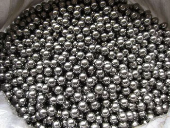 1 kg(=980pcs) natančnost G100 Dia 6.3 mm visoko vsebnostjo ogljika Jeklene kroglice 6.3 mm ležaj kroglični