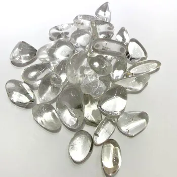 100 g 15-35 mm Naravni Beli Kristalni Gramoz Quartz Crystal Rock Žetonov Naravnih Quartz Crystal Decortive Kamni