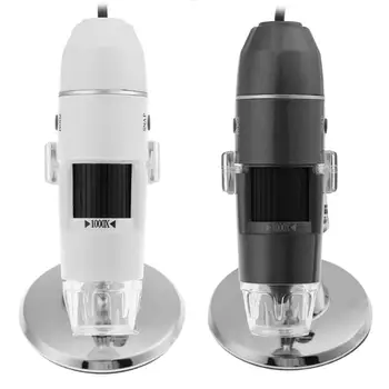 1000X 8 LED USB Powered Digitalni Mikroskop Endoskop Zoom Fotoaparat Lupo w/ Stojalo