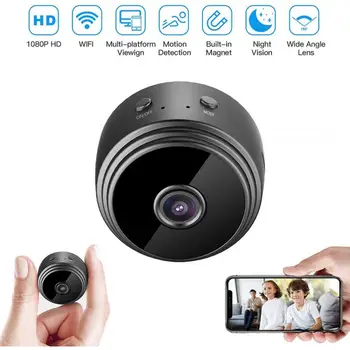 1080P Brezžični WiFi CCTV Notranja Zunanja HD MINI IP Kamere CAM Home Security DVR Night Vision Prenosni Mini kamere Kamere Pro
