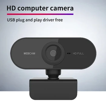 1080P HD USB 2.0 Spletna Kamera Video na Spletu Poučevanja Konferenčni Mikrofon CMOS Kamera za Računalnik PC Monitor