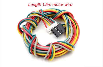 10pcs/veliko Koračnih Motornih Kabel 6pin PH2.0 do 4pin DuPont 4 svinca žica 1 m ali 1,5 m dolžina podaljška