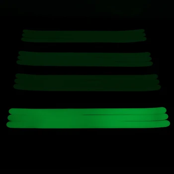 12Pcs Noctilucent Proti Drsenju Nepremočljiva Kopalnica Kopalna Kad Obroči Nalepke Ne Zdrsne Trak Fluorescence Svetlobne Nalepke Varnost Mat