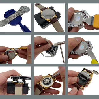 147pcs/set Watch Orodje za Popravilo Kit Watch Primeru, Odpirač za Povezavo Odstranjevalec Izvijač Orodja za Popravilo Kit Watchmaker Orodja