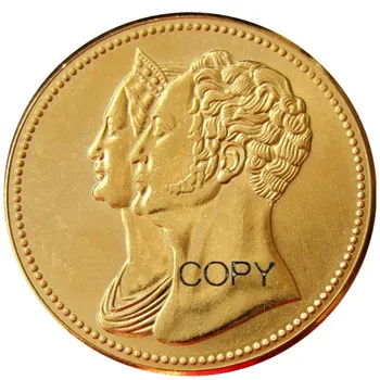 1836 ruske 10 Rubljev pozlačeni Kopijo kovancev