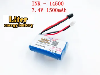 18650 7,2 V 14500P Litrski energijo baterije 14500 baterije 2S1P 7.4 V 1500mAh s pcb