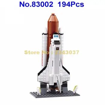 194pcs vesoljsko serije space shuttle gradnik 1 Igrača