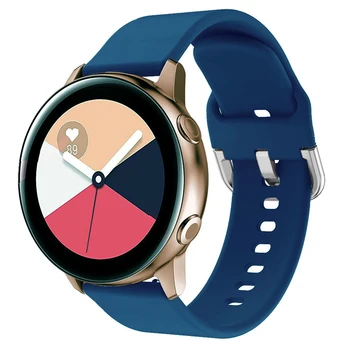 20 mm Hitro Sprostitev Mehko Šport Silikonski Watchband za Samsung Galaxy Watch Aktivno Trak za Amazfit Bip Correa Galaxy 42mm 2019