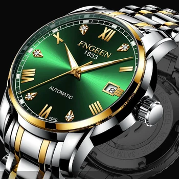 2020 Nov Modni Top blagovne Znamke Luksuzni Moške Samodejni Watch Nepremočljiva Mehanske Ročne ure za Moške iz Nerjavečega Jekla Pasu Ure