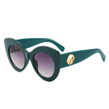 2020 Novo Blagovno Znamko Design Cateye Sončna Očala Ženske Modni Lady Prostem Luksuzni Sončna Očala Pismo Odtenki Dekleta Očala Oculos De Sol