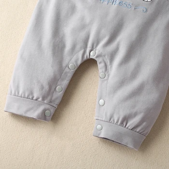 2020 Novo Novorojenega Otroka, Igralne Obleke Z Dolgimi Rokavi Slon Ljubezen-Srce Športna Oblačila Fantje Dekleta Bombaž Enem Kosu Jumpsuit Visoke Kakovosti
