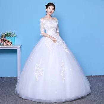 2021 Nove Poceni Poročne Obleke Žogo Elegantne Obleke Princess Poroka Oblačenja Plus Velikost Vestido De Noiva Haljo De Mariee F