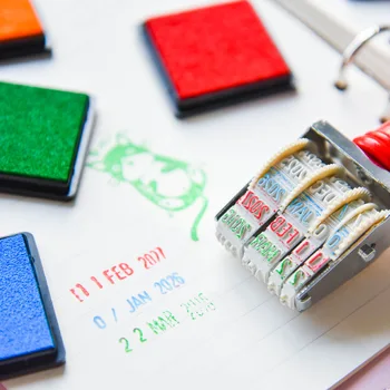 20pcs Multi-barvne Velikan Blazinic Žig Blazine za DIY Obrti Scrapbooking Prst Risanje Barve Ink Pad Set Izobraževanje Slikarstvo Igrača