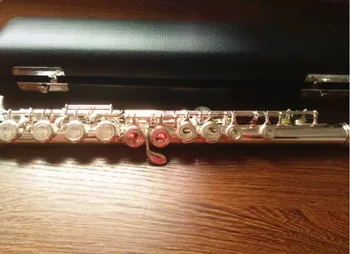 212 SL Novo piščal glasbeni instrument Zaprta 16 nad E-Ključ srebrni C Tune flavta Zlato Ustnik predvajanje glasbe Hitro Brezplačna shippi
