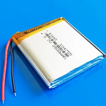 3,7 V 3500mAh litij-polimer za polnjenje Lipo baterije za GPS DVD PDA PAD moč banke, e-knjige, kamere, tablični PC, laptop 104755