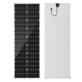 300W/150W solarnimi 18V Monokristalne Semi-prilagodljiv Sončne Celice DIY Kabel Za Avto RV Čoln Polnilnik Nepremočljiva