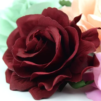 30pcs 10 cm Velike Umetne Vrtnice Svile Cvet Glave Za Poročno Dekoracijo DIY Venec Darilo Polje Scrapbooking Obrti Ponaredek Cvetje
