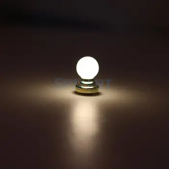3Pcs/Paket 1:12 Lestvici Lutke Miniaturne Svetlobe LED Lučka Model Lutke Hiša Pohištvo Dekoracija Model Igrača