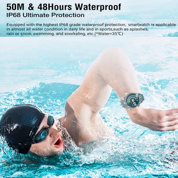4G Smartwatch IP68 Vodotesen Plavanje Moški Ženske Android Dvojno 800W Fotoaparat Srčnega utripa Šport Fitnes Tracker Pametne Ure