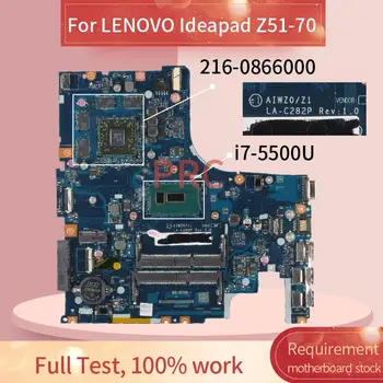 5B20J23649 Za LENOVO Ideapad Z51-70 i7-5500U Prenosni računalnik z matično ploščo LA-C282P SR23W 216-0866000 DDR3 Mainboard