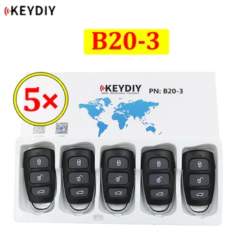 5pcs/veliko KEYDIY B series B20-3 3 gumb univerzalno KD daljinski upravljalnik za KD200 KD900 KD900+ URG200 KD-X2 mini KD za KIA slog