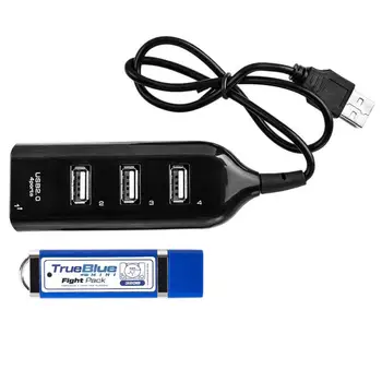 64 G/32 G True Blue Mini USB Hub 2-Igralcev Plug and Play Ne, Namestitev ali Varjenje Requiredy za PlayStation Klasičnih 75X20MM