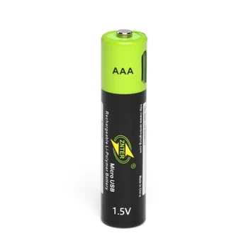6pcs/veliko ZNTER 1,5 V AAA polnilne baterije 600mAh USB polnilna litij-polimer baterija hitro polnjenje preko Mikro USB kabla