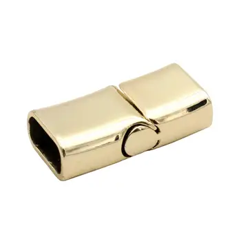 AaaZee 3 sklope 11mmx5.5 mm Luknjo Zlato Magnetno Zaponko in Zaprtje za Bangle Zapestnico, Kar Za Licorice Usnje Lepilo V