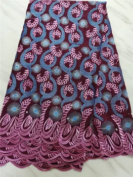 Afriške čipke tkanine z vezenim švicarski voile čipke tkanine, visoko kakovostne čipke 2020 nigerijski tkanina voile