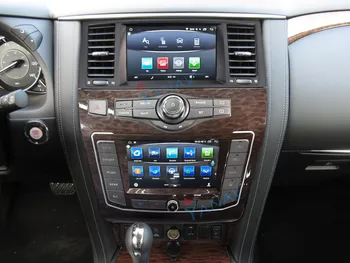 Android Sistem Najnovejši Dvojni Zaslon avto radio audio za Nissan patrol Y62 2012-2019 avto GPS igralec Spremenjen do leta 2020 Nov radio