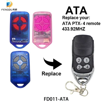 ATA garažna vrata, vrata, daljinsko upravljanje PTX-4 zamenjava Securacode ATA PTX4 ročni oddajnik 433.92 MHz
