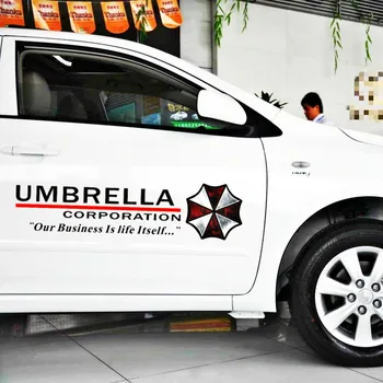 Avto Nalepke Dekor motorno kolo, Decals, Umbrella Corporation, Odsevni Dekorativni Dodatki Ustvarjalne Nepremočljiva PVC,72 cm*19 cm