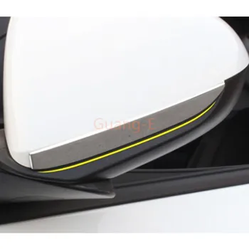 Avto nerjavnega jekla nazaj, pogled od zadaj Rearview Strani Zrcalni Trak trim plošča 2pcs za Hyundai Solaris Naglas 2017 2018 2019 2020
