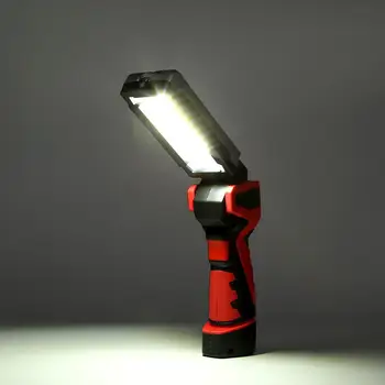 Avto Prenovo Polnilne Svetilke Prenosne delovna svetilka COB 3 Načini Zunanji Magnetni USB Polnjenje Pregled Razsvetljave