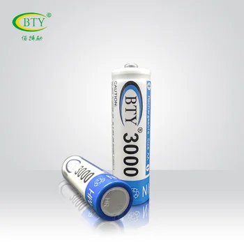 Baterije BTY AA 3000 4 X BTY NI-MH 1,2 V 850mAh aa baterija za ponovno polnjenje baterij AA3000