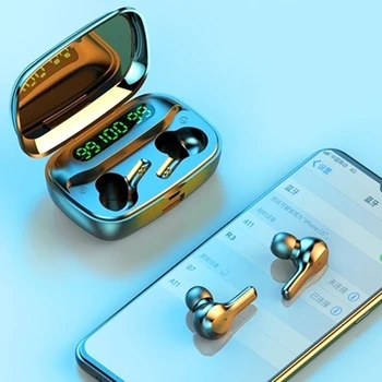 Bluetooth 5.0 Stereo Slušalke Pravi Brezžični Čepkov 180H igra čas vodoodpornost Touch Kontrole Lahko zaračuna mobilni telefoni