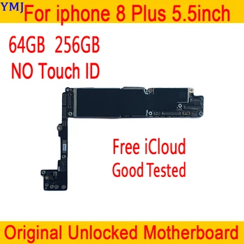 Brez Prstnih odtisov Za iphone 8 Plus Motherboard odklenjena Logiko odbor brez Dotik ID,Original za iphone 8 Plus 8P Mainboard