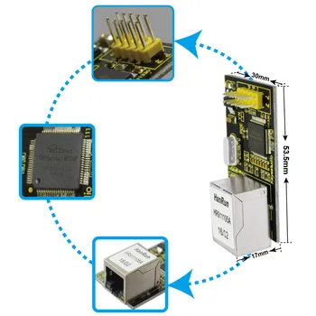 Brezplačna dostava! Keyestudio W5100 Ethernet Omrežja Modul za Arduino UNOR3