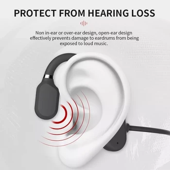 Brezžične Stereo Slušalke Športne Bluetooth Slušalke Slušalke Bleutooth Slušalke Brezžične Slušalke Kostne Prevodnosti Šport Čepkov
