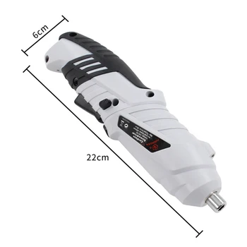 Brezžično Polnjenje prek kabla USB Mini Električni Izvijač 3,6 V Polnilna Vaja Samodejno izvijačem Ročne Svedre z LED Luči