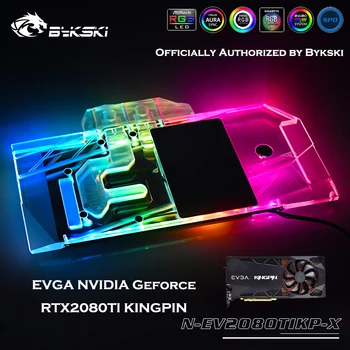 Bykski N-EV2080TIKP-X Polno Zajetje GPU Vode Blok Za EVGA NVIDIA RTX2080TI glavnega človeka Grafične Kartice Heatsink