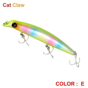 Cat Claw za 15,5 g 12,5 cm 10pcs Fishing Lure PISANEC Palico Vabe Težko Vabe brancin Litje Super Strel Plava s Panulo Površine