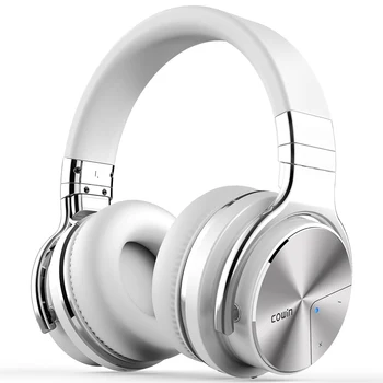 Cowin E7-pro[Nadgrajeno] Aktivno odstranjevanje Preklic Bluetooth Slušalke Nad Uho Globok Bas Brezžične Slušalke HiFi Zvoka, prostoročno telefoniranje,