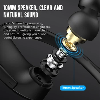 Dacom Športnik Teče Brezžični Šport Slušalke Stereo Bluetooth 5.0 Slušalke šumov Vodotesne Slušalke z Mikrofonom