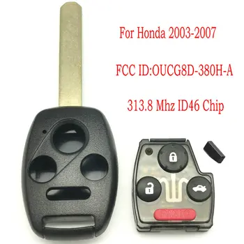 Datong Svetovni Avto Daljinski Ključ Za Honda Accord 2003-2007 Odyssey 2005-2010 FCCID OUCG8D-380H-A 313.8 Mhz ID46 Čip Avto Smart Key