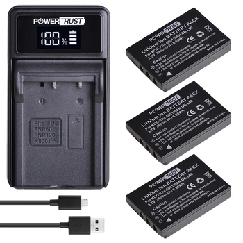 DB-L50 Klic-5001 Polnilna Baterija +LED USB Polnilec za Kodak DX6490 DX7440 DX7530 DX7540 DX7580 DX7590 DX7591 DX7630