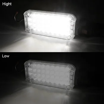 Delovna svetilka LED Pohodništvo, Kampiranje Lučka Nepremočljiva Zmogljiva Prenosna Luč Kavelj Magnet COB USB 18650 Polnilna Svetilka baterijska Svetilka