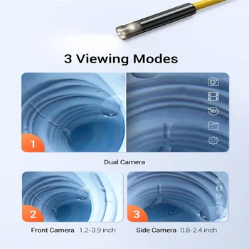 DEPSTECH Brezžični WiFi 1080P Endoskop Fotoaparat IP67 Nepremočljiva Dual Camera Podvodnih Cevi Odtočne Kanalizacije Duct-Pregledovalna Kamera