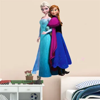 Disney na Ledu Romance Aisha Nalepke, otroška Soba Vrtec Ozadju Dekoracijo Varstvo Okolja Nepremočljiva Nalepka